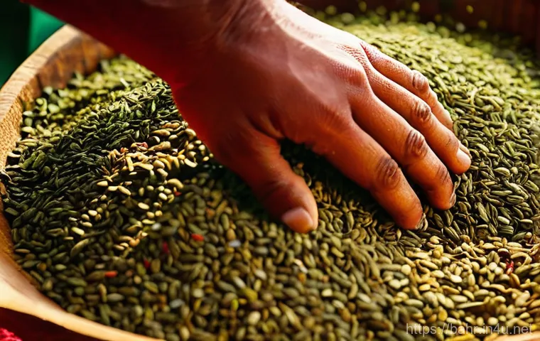 바레인의 향신료 시장 - **Bahraini Woman Preparing a Home-Cooked Meal with Spices:** A close-up, warm and inviting scene ins...