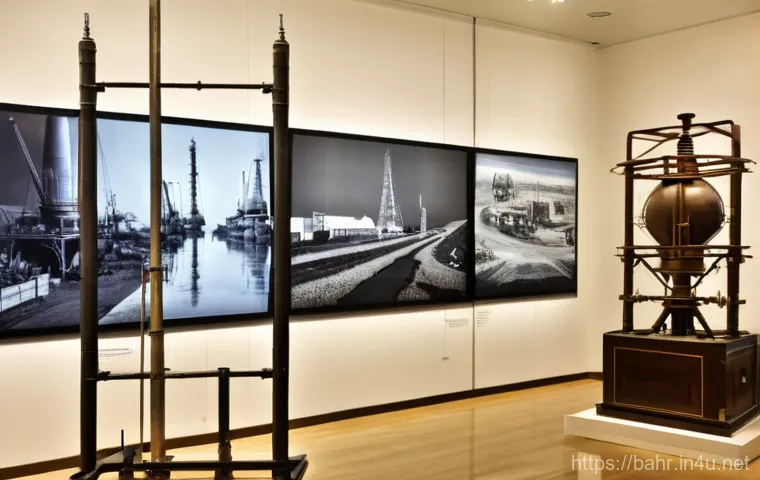 바레인의 석유 박물관 - A vibrant cityscape of Manama, Bahrain, at dusk, showcasing a blend of futuristic high-rise skyscrap...