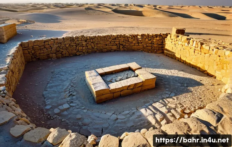 바레인의 고대 유물 - **Image Prompt 1: Discovery of Ancient Christian Church in Bahrain**
An archaeological excavatio...